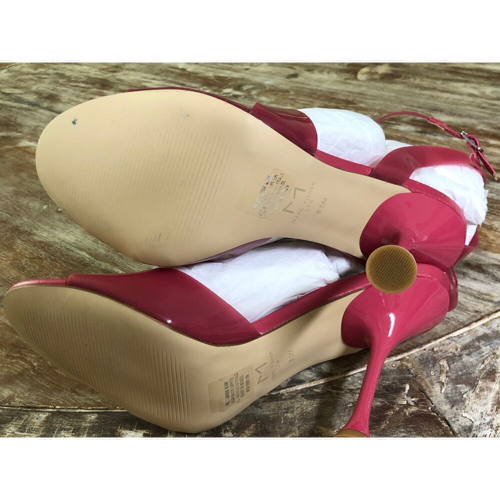Marc Fisher Claudie Sandal Jelly Heels Strappy Pink NEW 8 - Picture 6 of 8